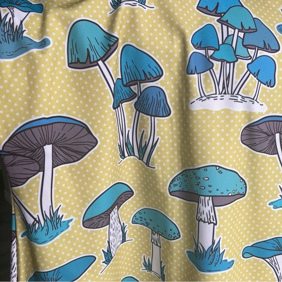 CowCow Yellow Mushroom Skater Dress - Picture 6 of 8